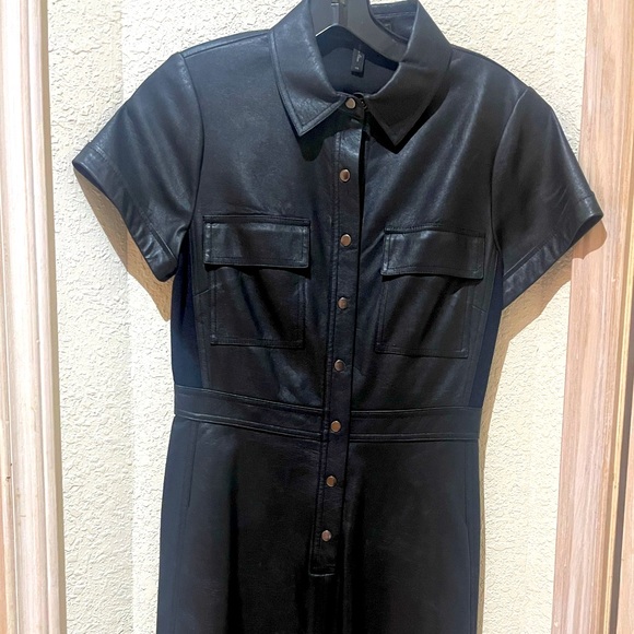 LEATHER DRESS - Picture 1 of 6